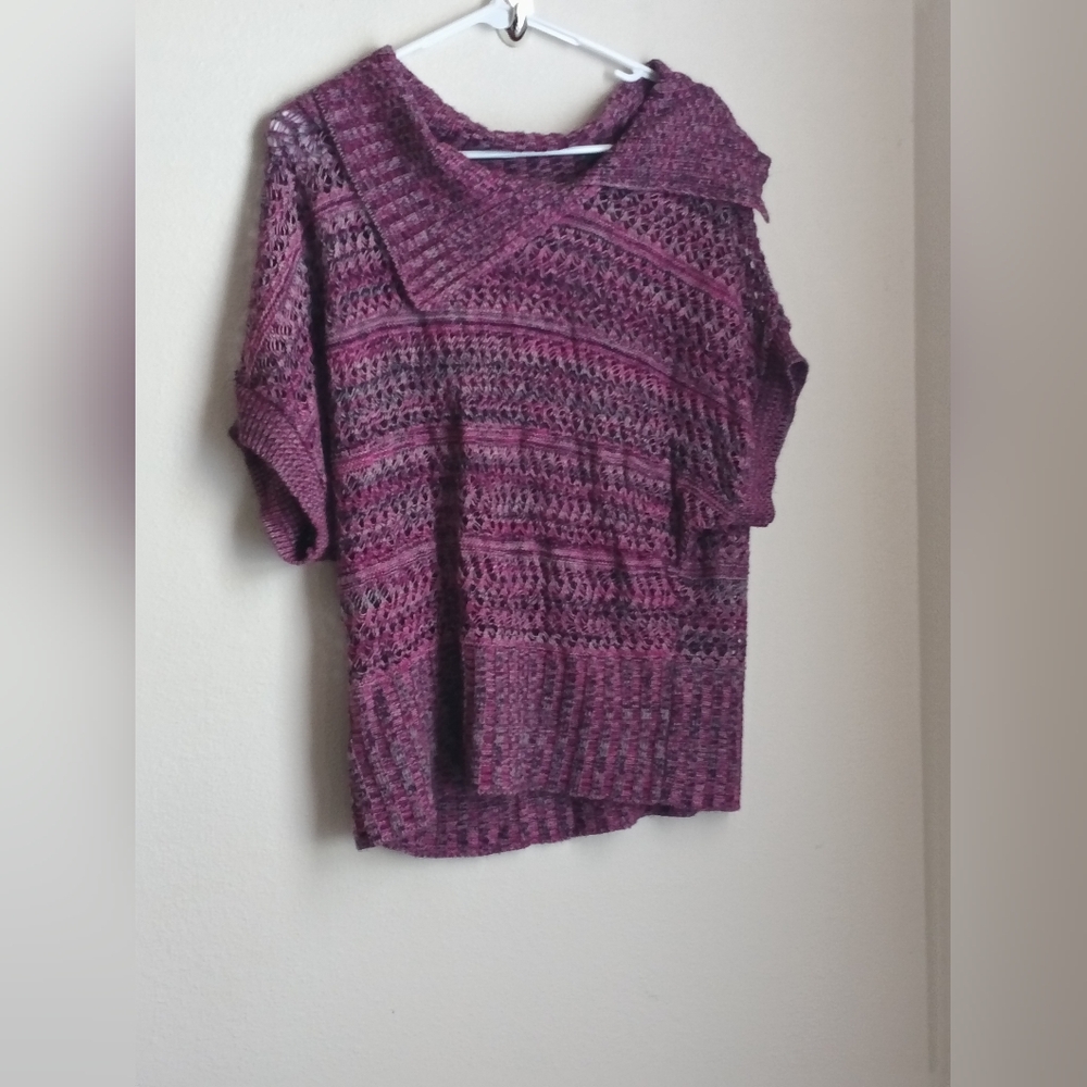 One A Sweater Women XL Multicolor Elegant Layering Versatile Office Academia